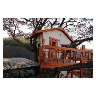 Whimsical Tree House - Rustic - Kids - Dallas - by Backyard Fun Factory ...