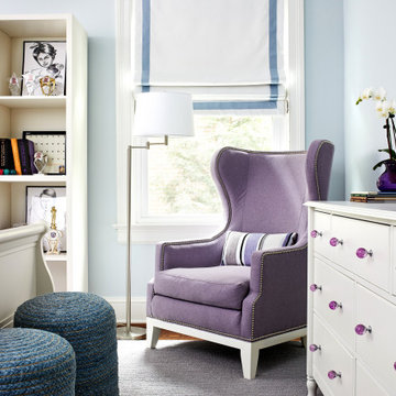 #worldtraveller - Purple & Blue Girl's Room