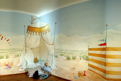 ハンブルクにあるコンテンポラリースタイルのおしゃれな子供部屋の写真