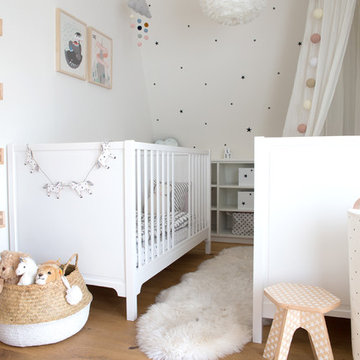 Skandinavisches Kinderzimmer in black & white