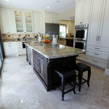 100 - Huntington Beach - Traditional Luxury Kitchen Remodel with Custom Cabinets