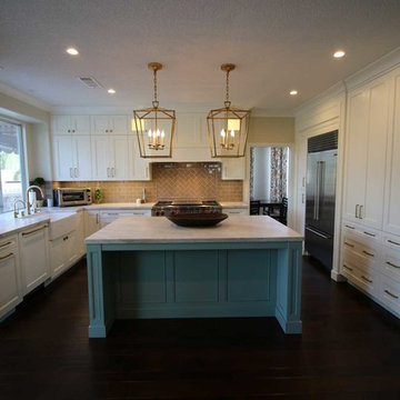 136 – Anaheim Hill - Transitional Design Build Kitchen Remodel