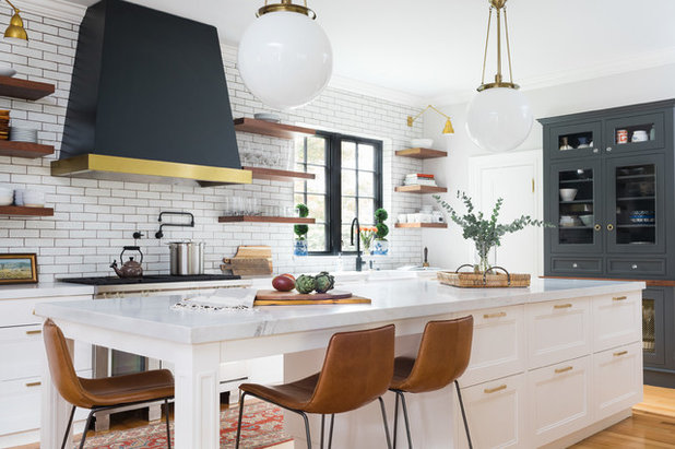 Transitional Kitchen by Realm Interiors