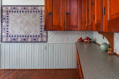 Ornate kitchen photo in Providence