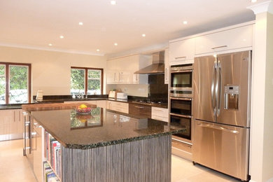 Contemporary kitchen in Cornwall.