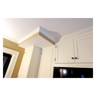 1930's Kitchen remodel: Hiding Ductwork - Traditional - Kitchen - Cleveland  - by R. B. Schwarz, Inc. | Houzz