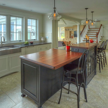 1940 Remodeled Home Kitchen Island