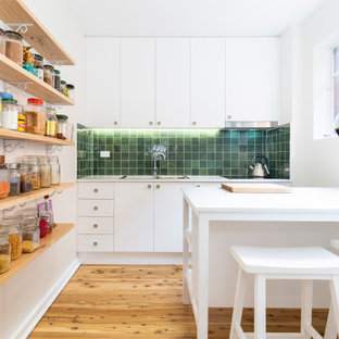 Design ideas for a small contemporary kitchen in Wollongong.