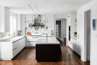 Kitchen - contemporary kitchen idea in Philadelphia