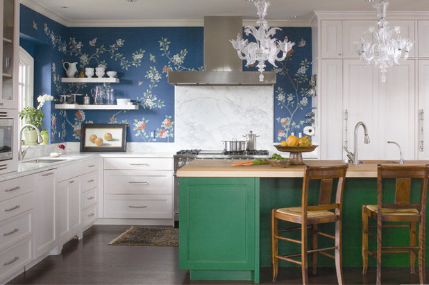 American Traditional Kitchen by Andrea Schumacher Interiors