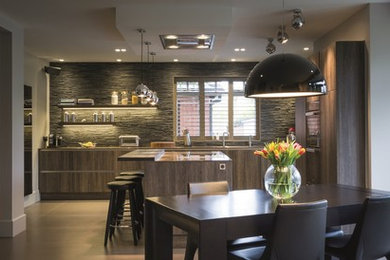 Inspiration for a classic kitchen in Cheshire.