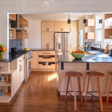 2018 Berkeley Raw Wood Kitchen Remodel