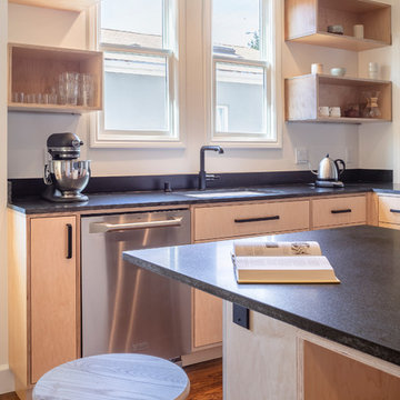 2018 Berkeley Raw Wood Kitchen Remodel