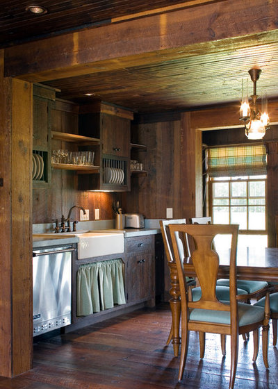 Farmhouse Kitchen by Our Town Plans