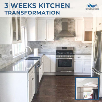 3 Weeks Kitchen Transformation | Issaquah Wa