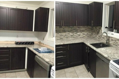 3D Stone Backsplash