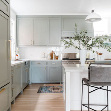 4x4 White Kitchen Tiles