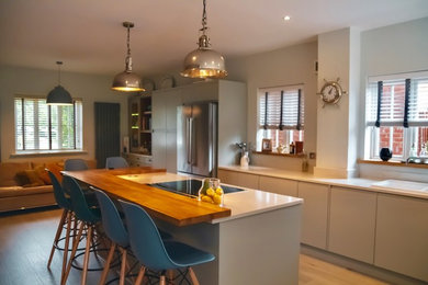 Inspiration for a contemporary kitchen in Dorset.