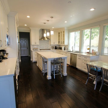 78 - San Clemente Kitchen Remodel with Custom Cabinets & Wood Floor