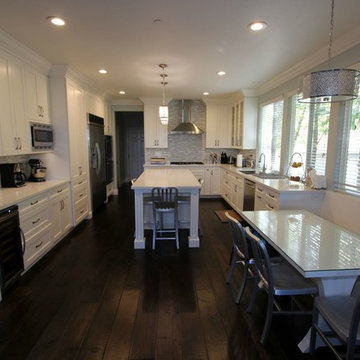 78 - San Clemente Kitchen Remodel with Custom Cabinets & Wood Floor