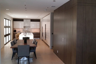 Photo of a medium sized contemporary kitchen in Orange County.