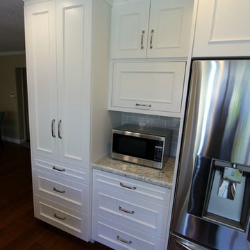 80 - Irvine - Transitional Kitchen Remodel with Custom Cabinets & Powder room