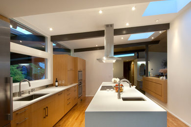 Свежая идея для дизайна: кухня в стиле ретро - отличное фото интерьера