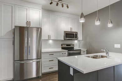 9th Street East | Transitional White Kitchen