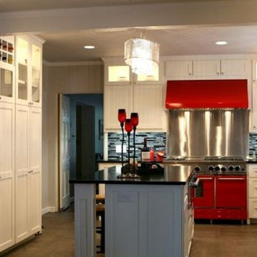 A 48" BlueStar Range and Hood featured in an Alamo Heights Kitchen
