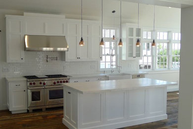 A Clean Lined Traditional Kitchen in Weston, CT