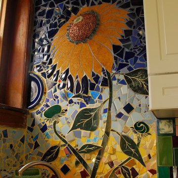 A collection of Custom mosaics by  Artist Nathan Breininger