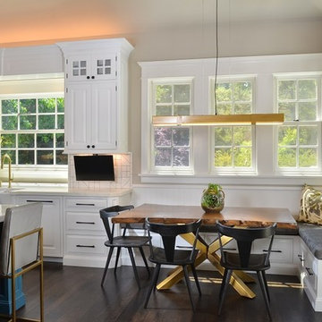 Breakfast Nook with Built-In Seating