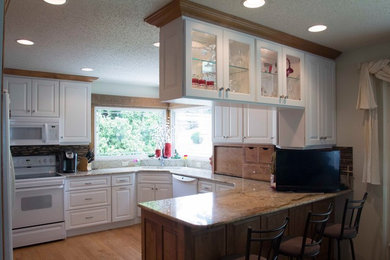 Contemporary kitchen in Omaha.