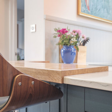 A contemporary Shaker kitchen for a period seaside home