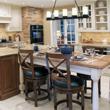 A country kitchen with all the modern conveniences!