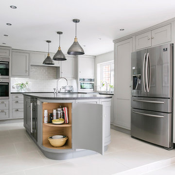 A Country Style Galley Kitchen By Burlanes