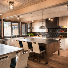 Rustic Kitchen by Jennifer Hoey Interior Design
