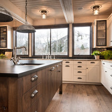 Rustic Kitchen by Jennifer Hoey Interior Design