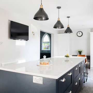 A Fresh & Modern Kitchen For A Busy Working Family By Burlanes