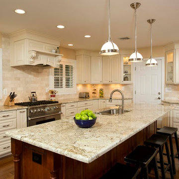 A Galley Kitchen Transformed to Meet Falls Church Homeowner's Vision