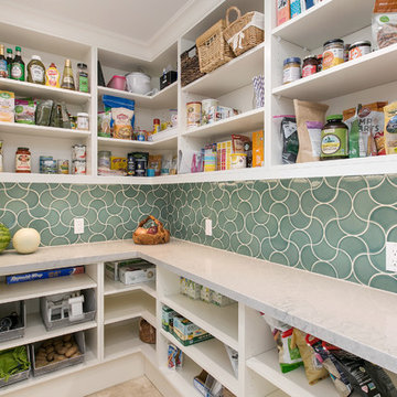 A Graceful White Kitchen in Encinitas