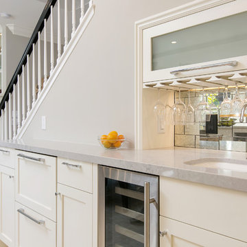 A Graceful White Kitchen in Encinitas