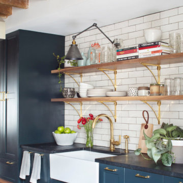 a. jennison interiors uses clé in brooklyn townhouse kitchen and bath remodel