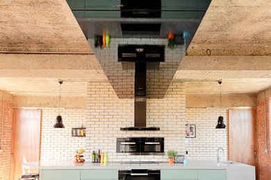 Moderne Küche in Oxfordshire