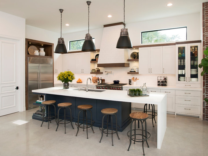 Great Room - Industrial Kitchen