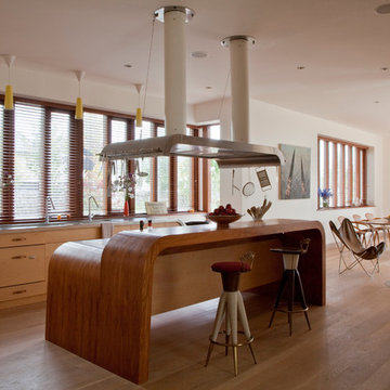 A modern country kitchen