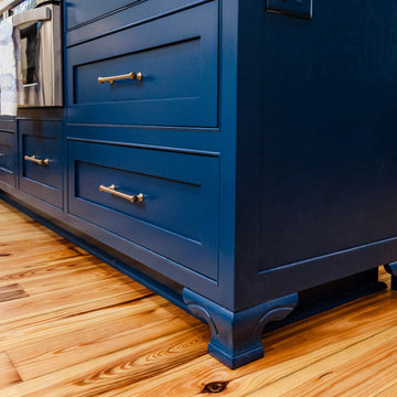 A Nautical Blue island with fancy feet!