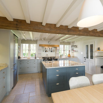 A Painted Kitchen On The South Downs