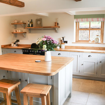 A rustic, country-style kitchen