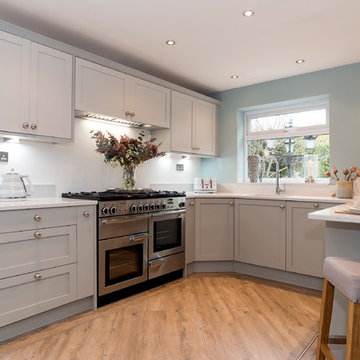 A shaker style fitted kitchen transformation